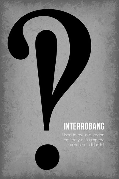 Punctuation: Interrobang by GetYourNerdOn