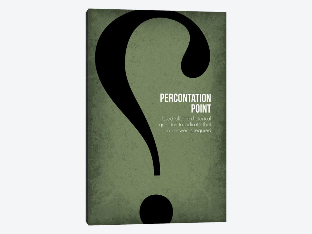 Percontation Point by GetYourNerdOn 1-piece Canvas Art Print