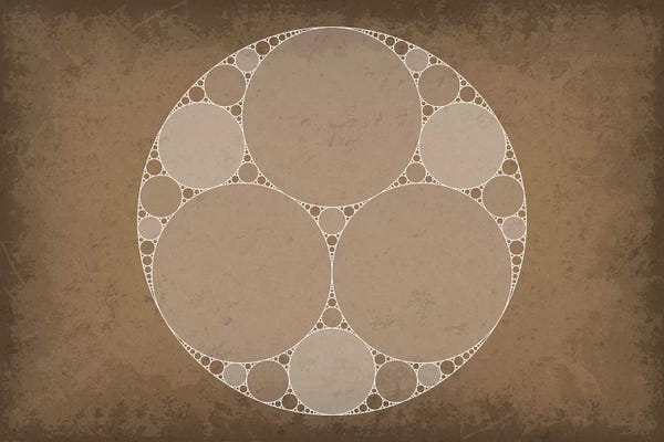 GetYourNerdOn: Apollonian Gasket Fractal by GetYourNerdOn