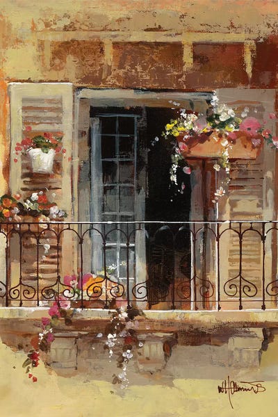 Balcony IV by Willem Haenraets multi panel art
