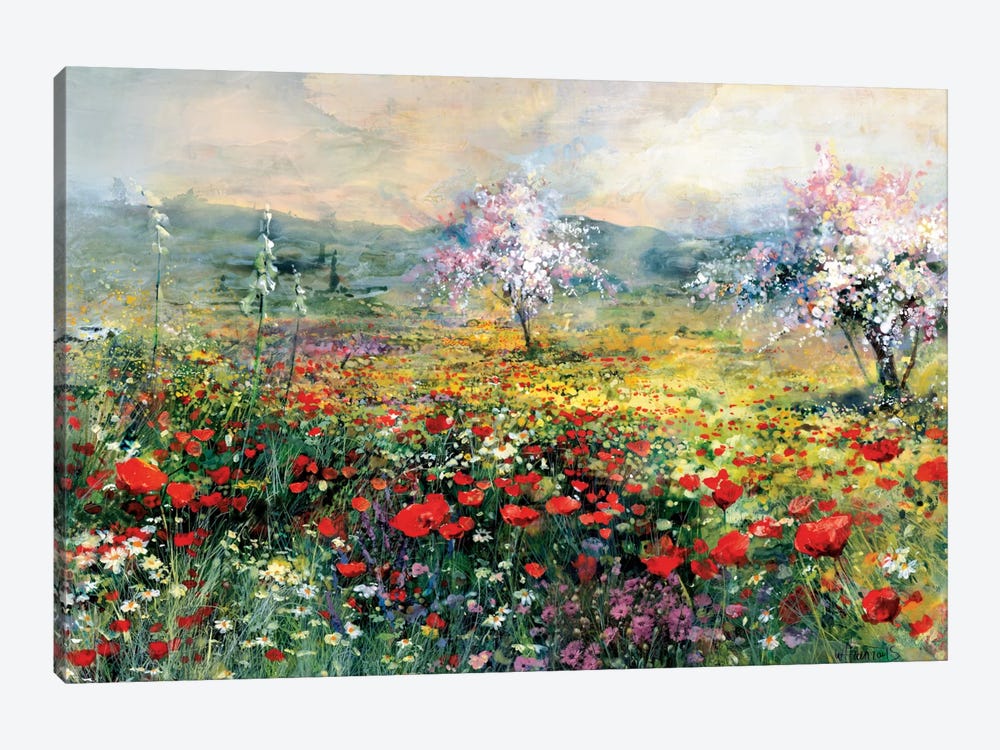 Between The Poppies by Willem Haenraets 1-piece Art Print