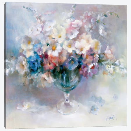 Crystal Flowers Canvas Print #HAE112} by Willem Haenraets Canvas Artwork