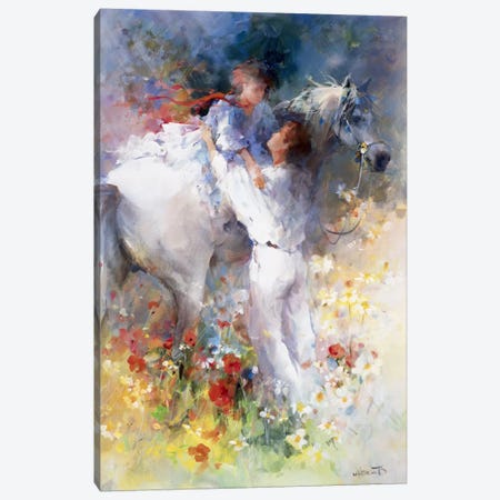 Embraceable You Canvas Print #HAE118} by Willem Haenraets Canvas Wall Art