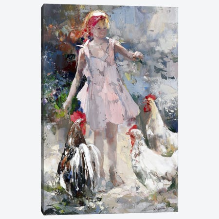Feathered Friends Canvas Print #HAE124} by Willem Haenraets Canvas Wall Art