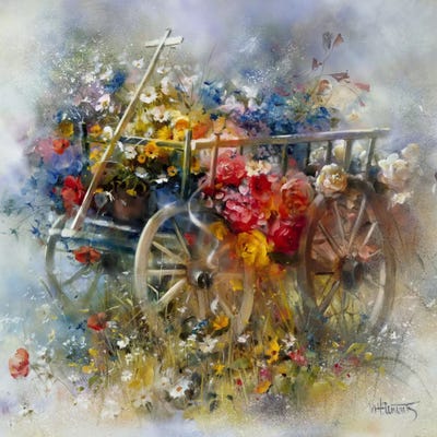 Flower Barrow by Willem Haenraets canvas print