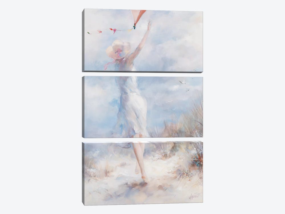 Fly A Kite by Willem Haenraets 3-piece Canvas Wall Art