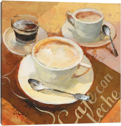 Cafe Grande II Canvas Art Print - Coffee Art