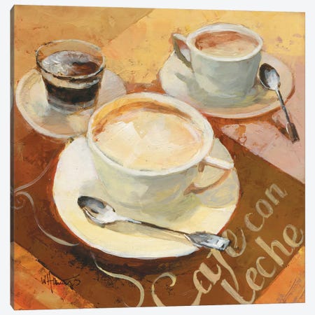 Cafe Grande II Canvas Print #HAE14} by Willem Haenraets Canvas Art
