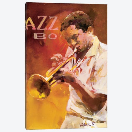 Jazzman I Canvas Print #HAE166} by Willem Haenraets Canvas Wall Art