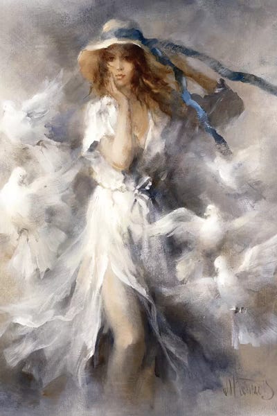 Pigeons by Willem Haenraets multi panel art