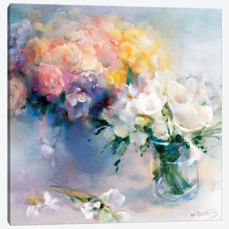 Rhyme Of Flowers Canvas Print #HAE209} by Willem Haenraets Canvas Artwork
