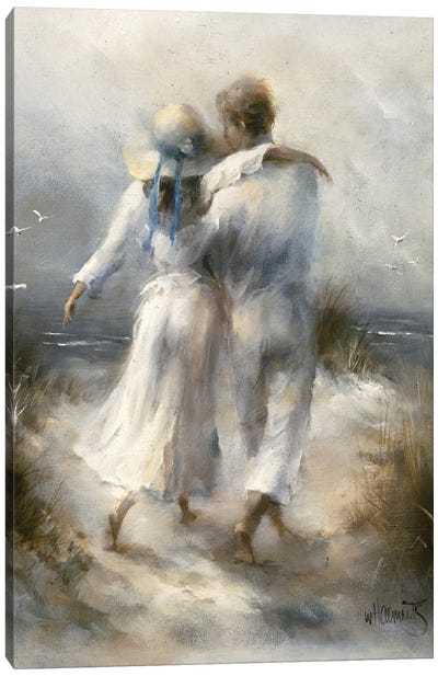 Romantic Canvas Art Print - Willem Haenraets
