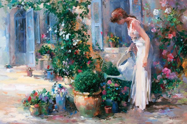 Gardens & Floral Landscapes: Romantico Tres by Willem Haenraets