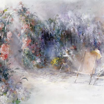 Roses And Lilacs by Willem Haenraets canvas print