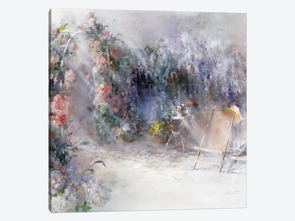 Roses And Lilacs by Willem Haenraets 1-piece Art Print