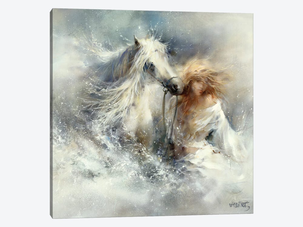 Scene In Water by Willem Haenraets 1-piece Canvas Wall Art