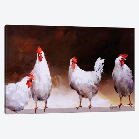 Chicken I Canvas Print #HAE23} by Willem Haenraets Canvas Art
