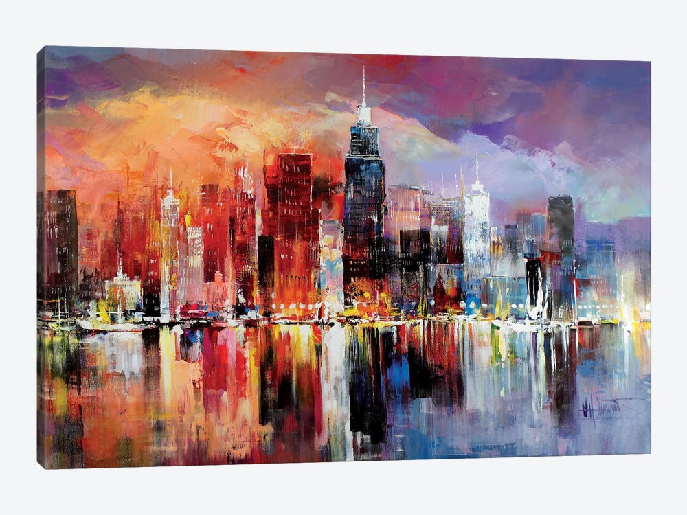City Scape I by Willem Haenraets 1-piece Canvas Print