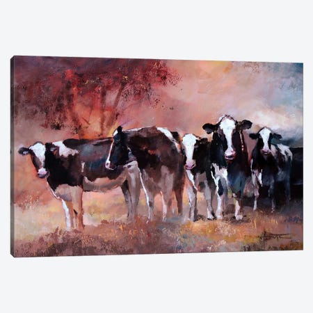 Cows Canvas Print #HAE26} by Willem Haenraets Canvas Print