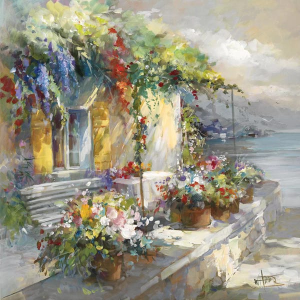 Ombres et Lumières: Veranda At Sea by Willem Haenraets