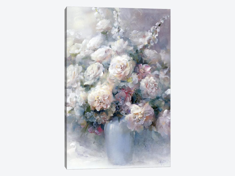 White Bouquet by Willem Haenraets 1-piece Canvas Print