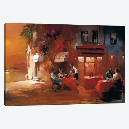 Dinner For Two II Canvas Print #HAE28} by Willem Haenraets Canvas Art