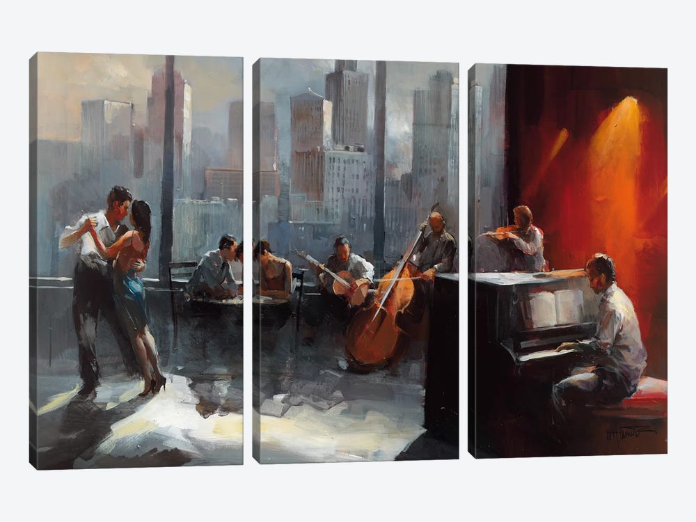 Room With A View I by Willem Haenraets 3-piece Canvas Artwork