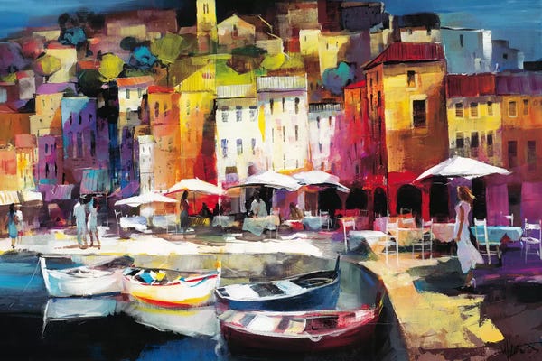 Harbors: Seaport Town II by Willem Haenraets