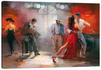 Tango Canvas Art Print - Traditional Décor