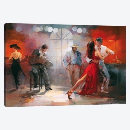 Tango Canvas Print #HAE69} by Willem Haenraets Canvas Artwork