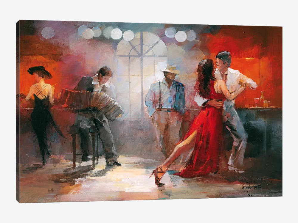 Tango by Willem Haenraets 1-piece Canvas Art Print