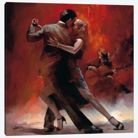 Tango Argentino II Canvas Print #HAE71} by Willem Haenraets Canvas Print
