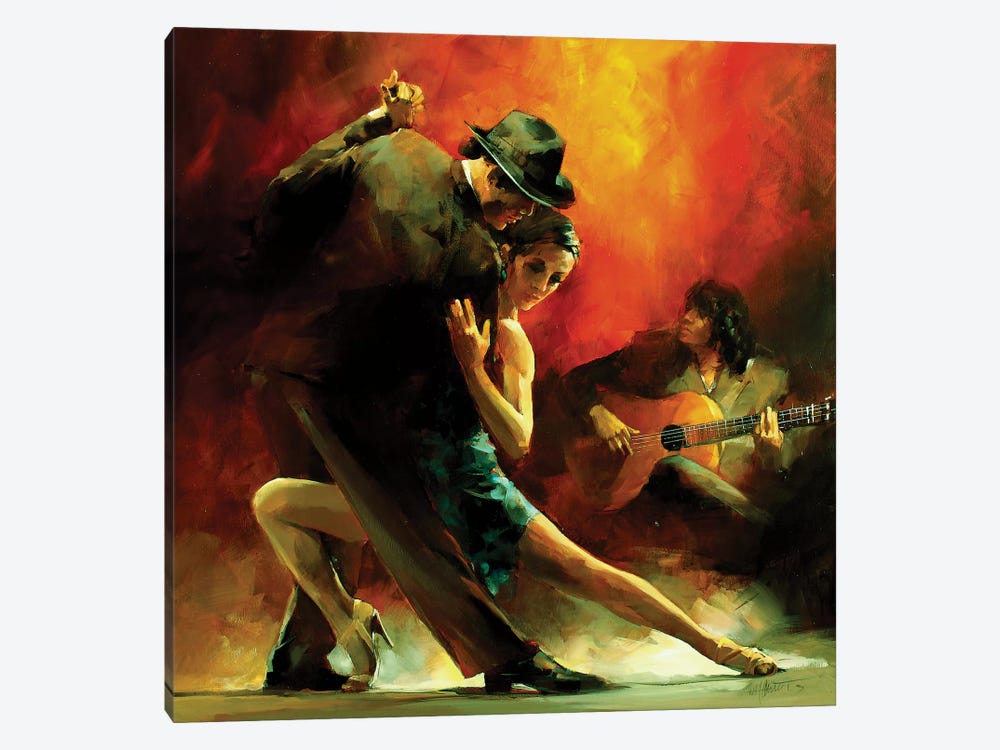Tango Argentino III by Willem Haenraets 1-piece Canvas Print
