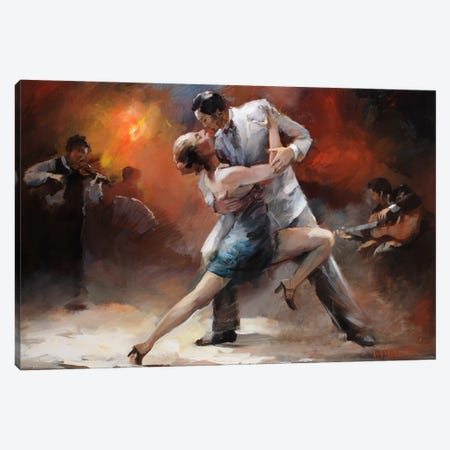 Tango Argentino IV Canvas Print #HAE73} by Willem Haenraets Canvas Print