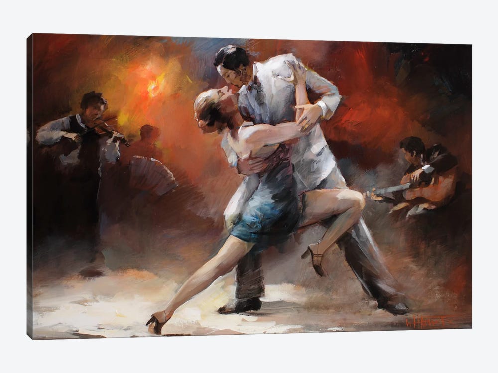 Tango Argentino IV by Willem Haenraets 1-piece Canvas Art