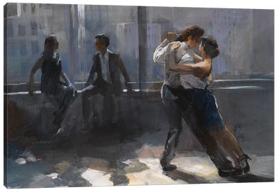 Tango Argentino V Canvas Art Print