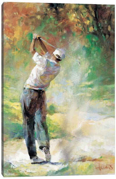 A Perfect Day Canvas Art Print - Golf