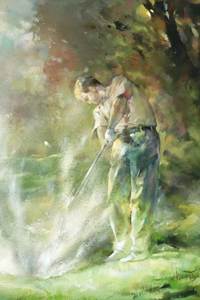 A Perfect Strike by Willem Haenraets framed canvas print
