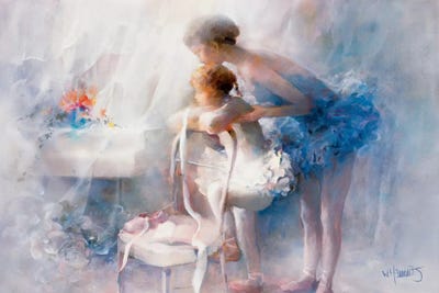 Ballet by Willem Haenraets canvas print
