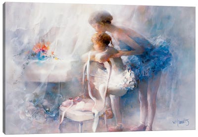 Ballet Canvas Art Print - Willem Haenraets