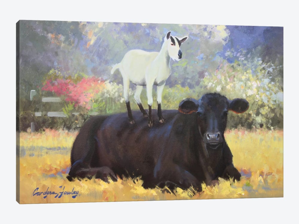 Farm Pals V by Carolyne Hawley 1-piece Canvas Wall Art