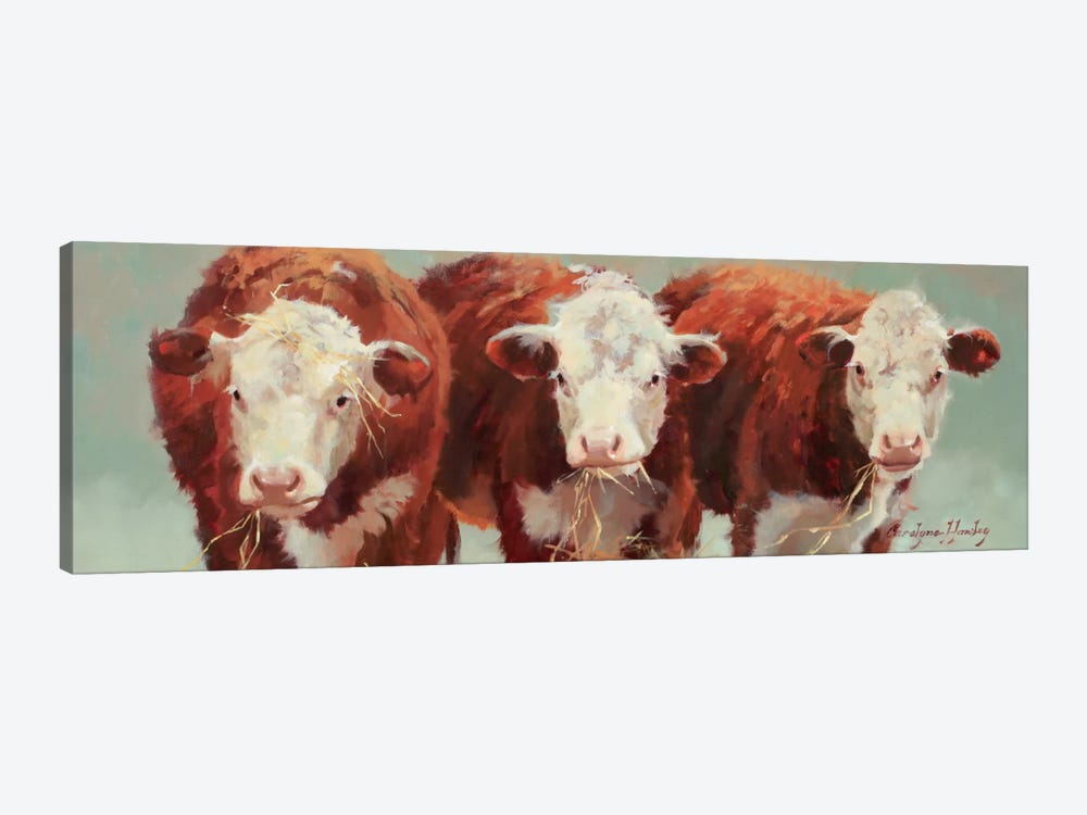 Three Of A Kind by Carolyne Hawley 1-piece Art Print