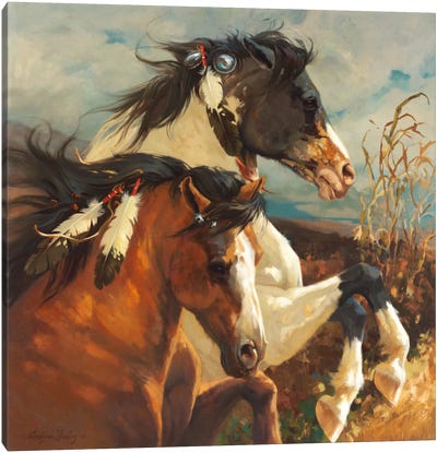 Wind Voyager Canvas Art Print - Horse Art