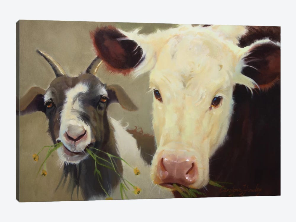 Farm Pals I by Carolyne Hawley 1-piece Art Print