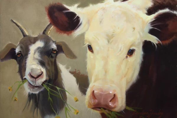 Kitchen: Farm Pals I by Carolyne Hawley