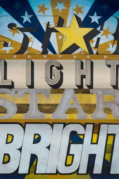 Star Light Star Bright by KC Haxton framed wall art