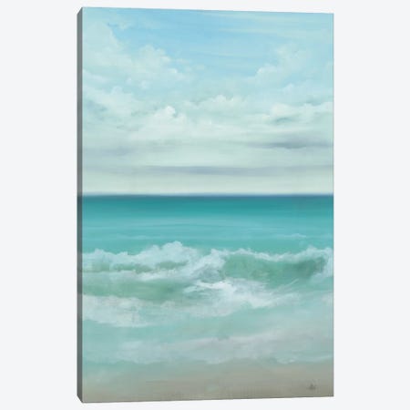 Aqua Marine Canvas Print #HAX1} by KC Haxton Canvas Art