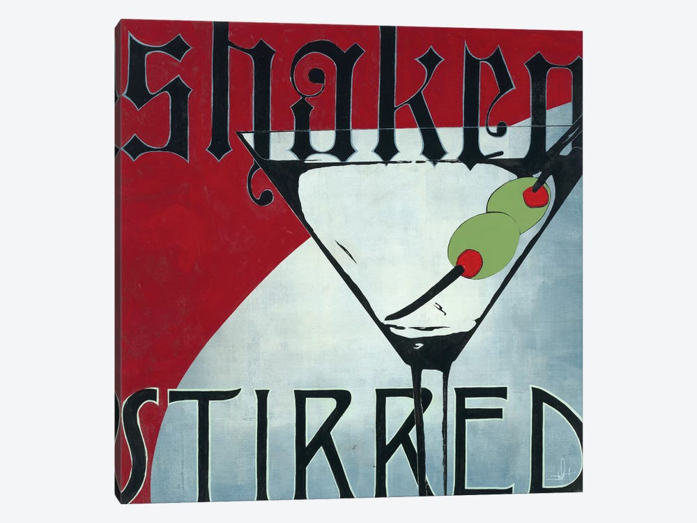 Shaken Stirred by KC Haxton 1-piece Canvas Art Print