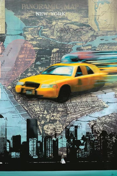 I Love NY by KC Haxton framed wall art