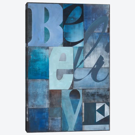 Believe Canvas Print #HAX2} by KC Haxton Canvas Wall Art